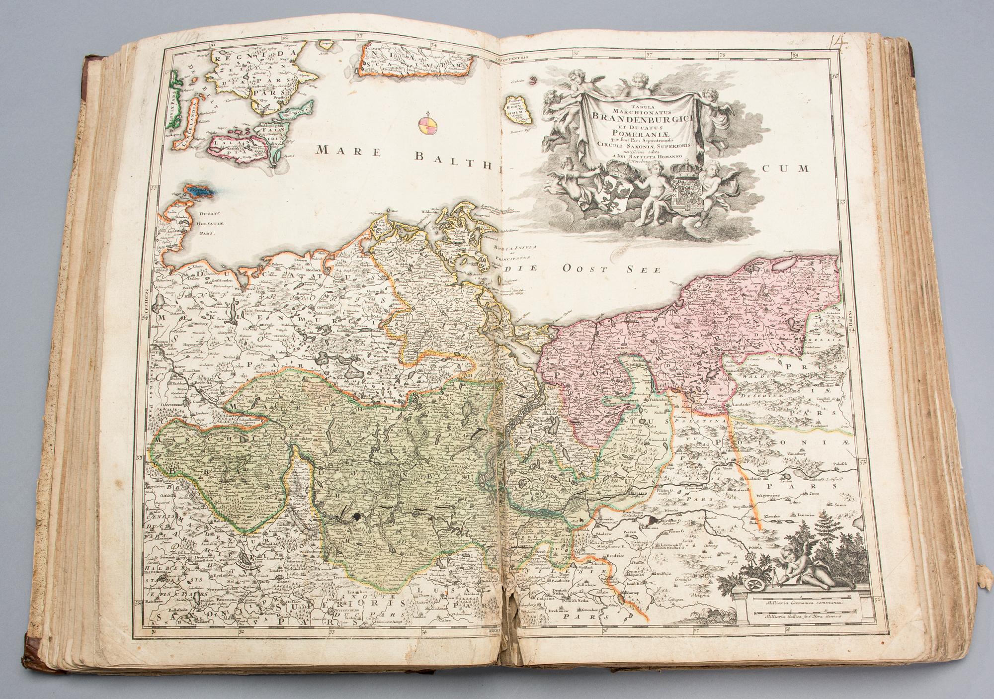JOHANN BAPTISTA HOMANN, Atlas, Novus Terrarum Orbis Imperia Regna Et Status.