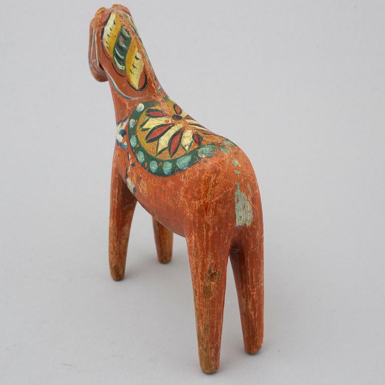 A SWEDISH WOODEN HORSE from Dalecarlia, first half of the 20th century.