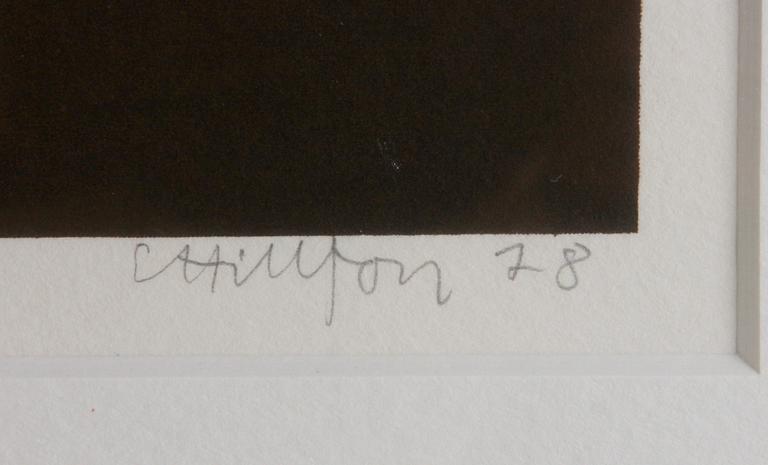HILLFON, CURT, färglitografi, sign o dat 78, numr 4/100.