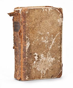 BOK, "Hjelpreda i hushållningen för unga fruentimmer" av Cajsa Warg, elfte upplagan Stockholm 1800.