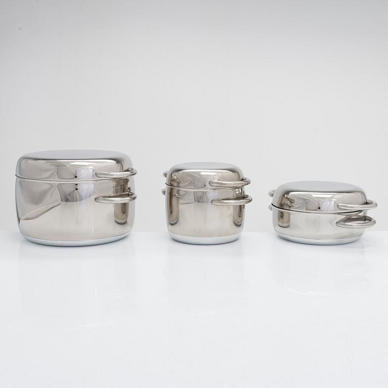 Timo Sarpaneva, three pans manufacturer OPa Ltd. 1970s.