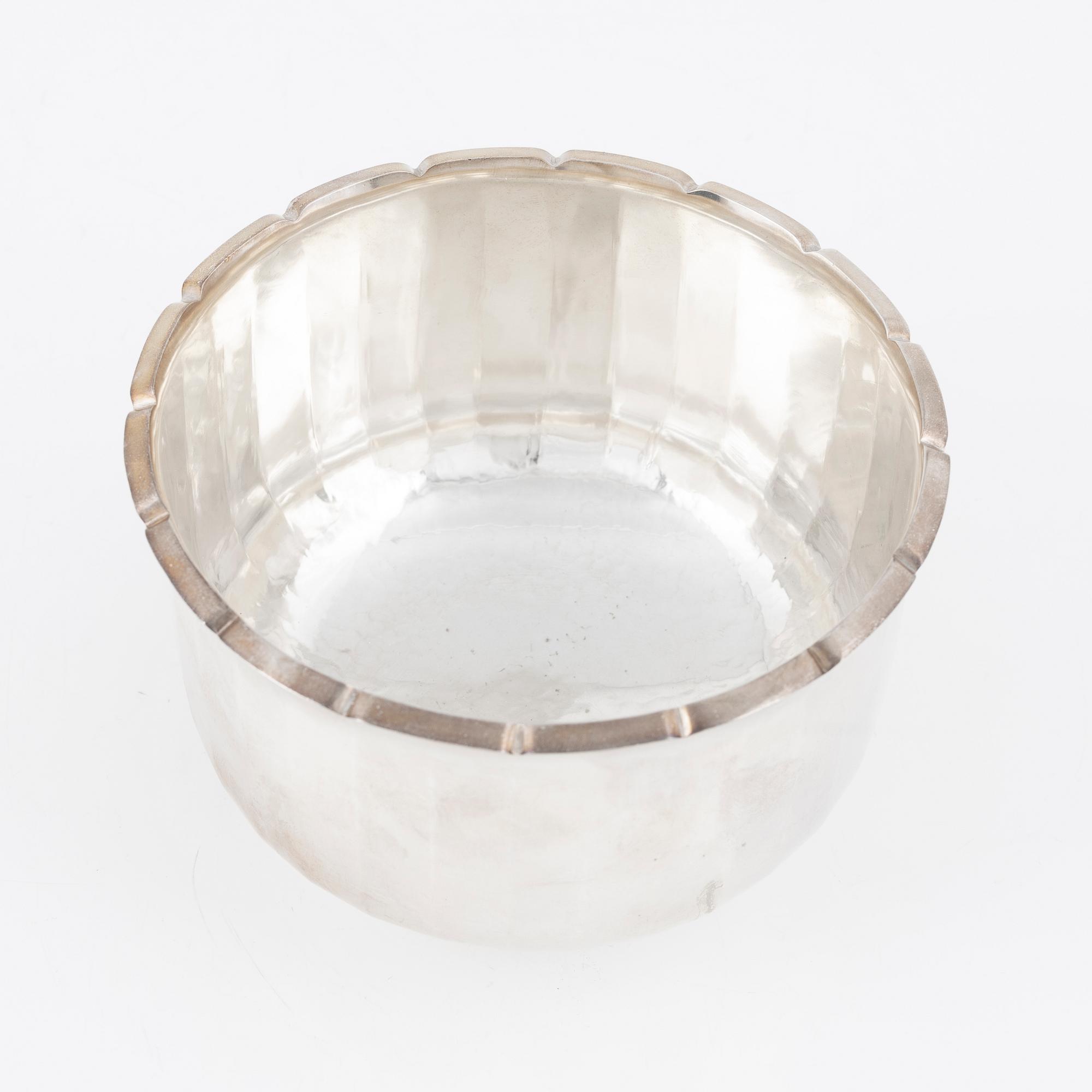 Karl-Heinz Sauer, skål, silver, Västerås 1900-tal.