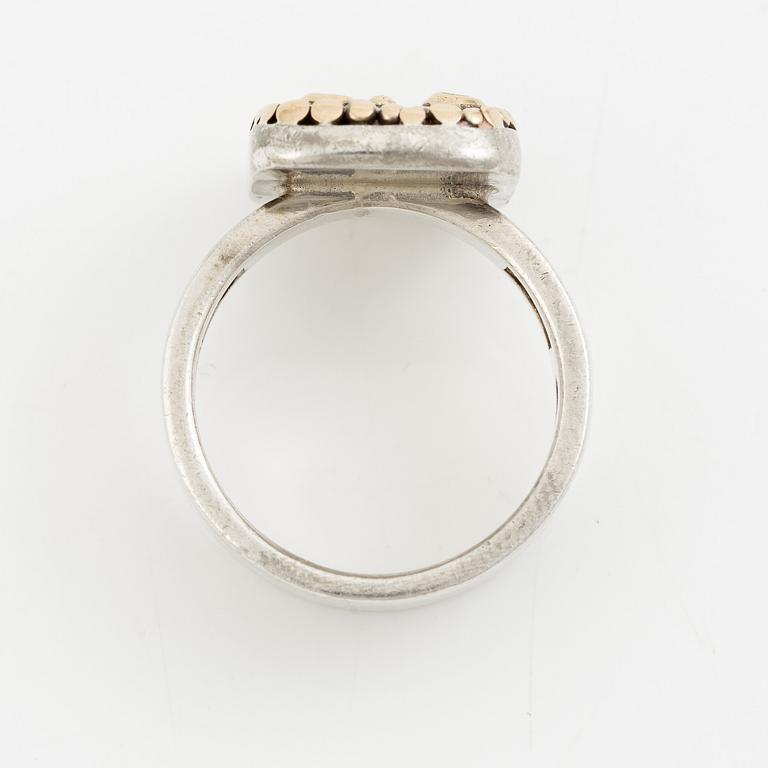 Sven-Erik Högberg, ring, sterling silver, Gothenburg 1984.