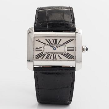 CARTIER, Tank Divan, wristwatch, 38 x 24 mm.