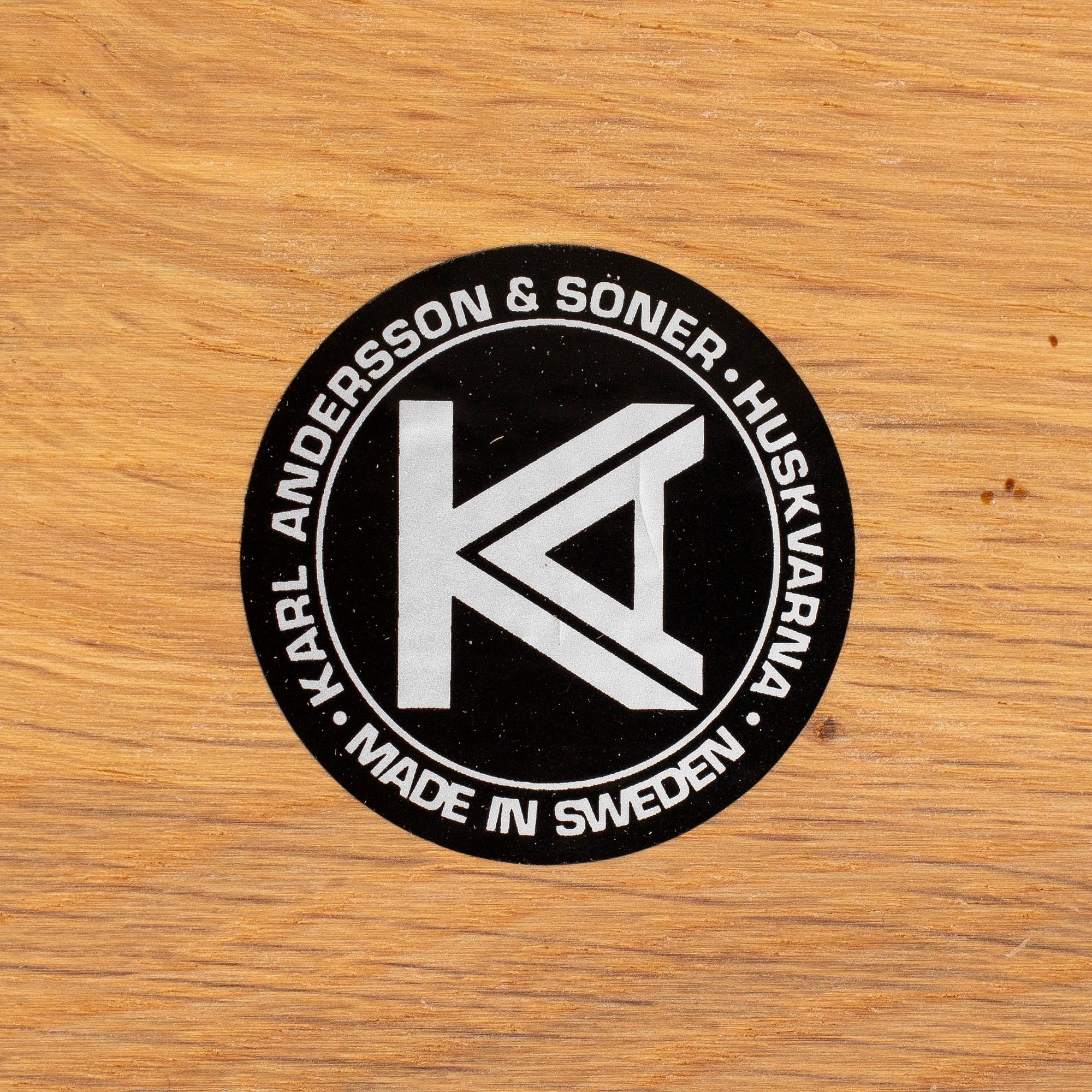 A 'Trio' nesting table by Ulla Christiansson, K Anderson & Söner.