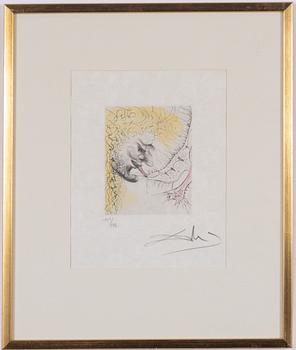 Salvador Dalí, "Homme baisant la Chaussure", from "Venus in Furs".