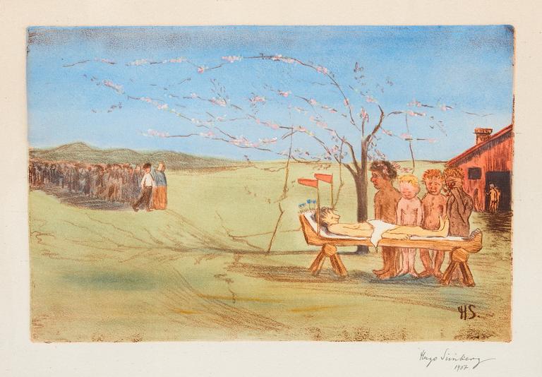 Hugo Simberg, "PIRU ON KUOLLUT".