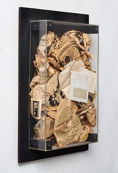 Arman (Armand Pierre Fernandez), "Papier Poubelles / Wastepaper Basket" ur Édition MAT 64.