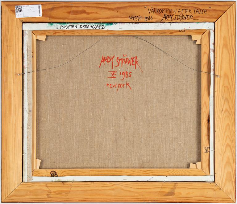 Ardy Strüwer, olja på duk, signerad och daterad 1985.