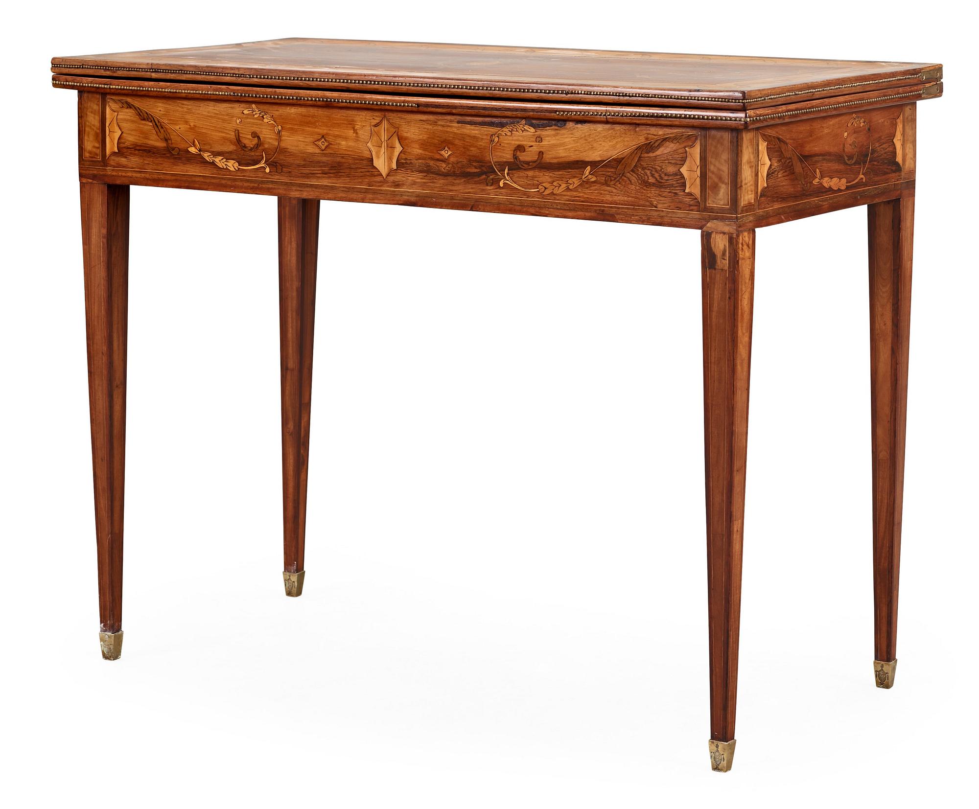 SPELBORD. Ryssland, 1780-tal, troligen gjord i St Petersburg i Christian Meyers verkstad.