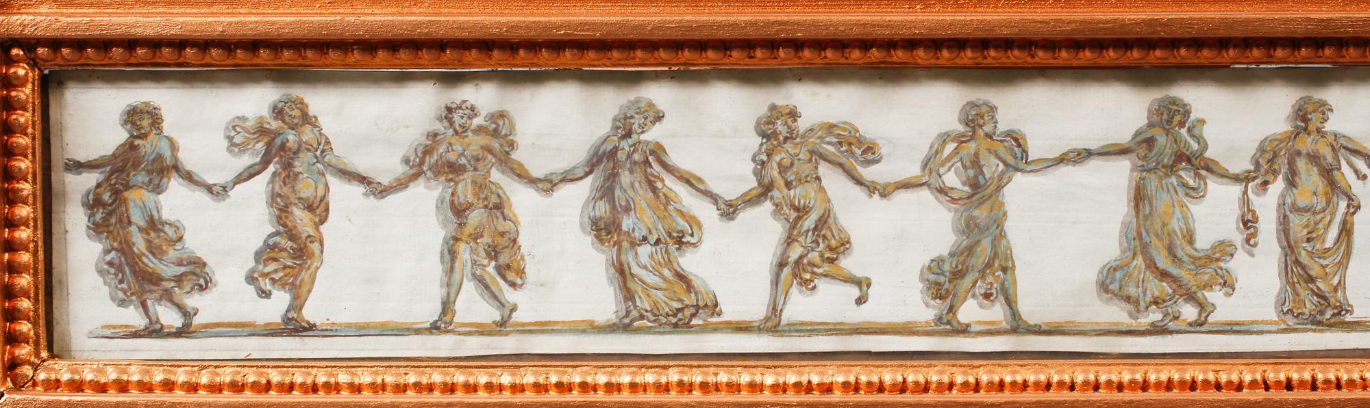 SPEGEL, sengustaviansk, omkring år 1800.