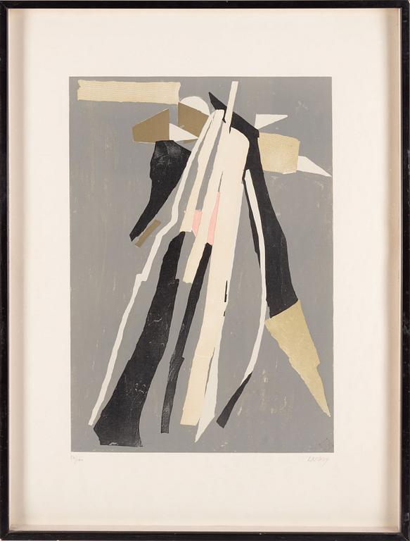 André Lanskoy, lithograph in colours, signed 54/100.