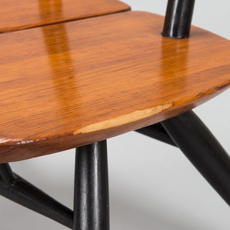 Ilmari Tapiovaara, stolar, 2 st, "Pirkka Lounge chair", Laukaan Puu, 1960-tal.