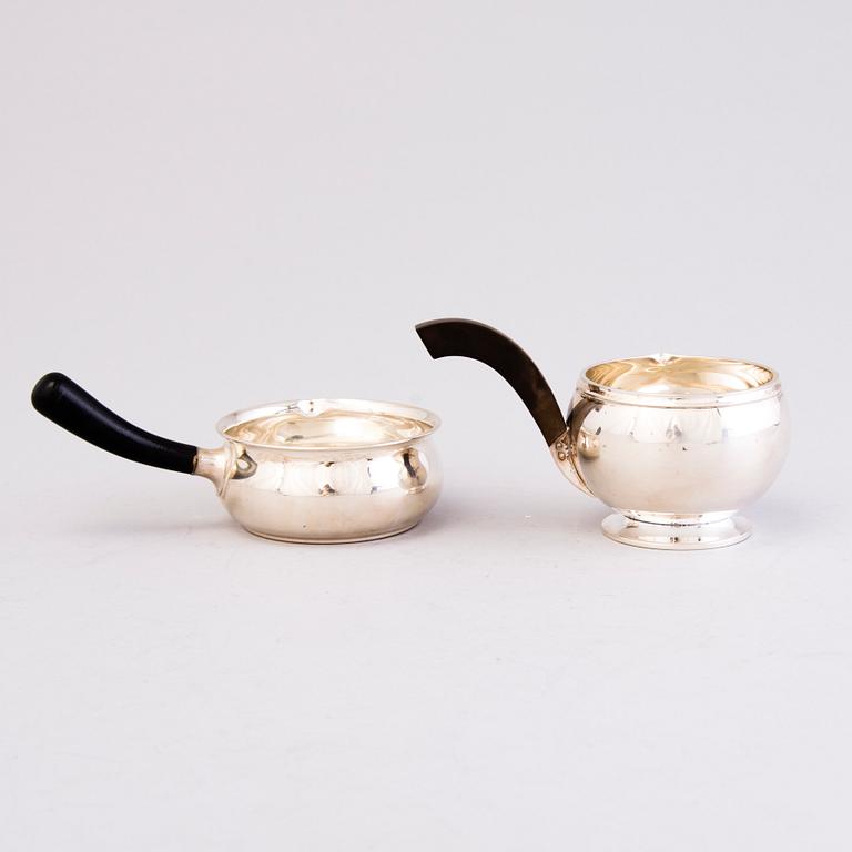 Three Danish silver bowls, two with mark of Grann & Laglye and one marked Christian F. Heise, 1922-37.