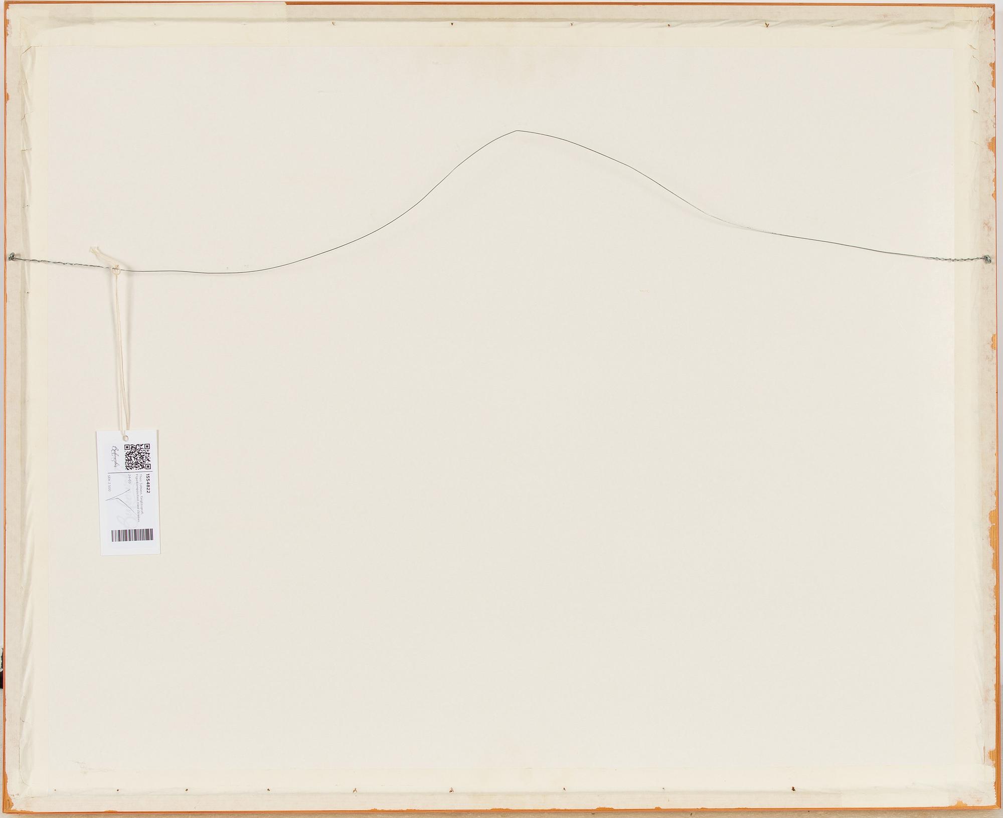 Theo Tobiasse, Figurative Composition with Clowns.