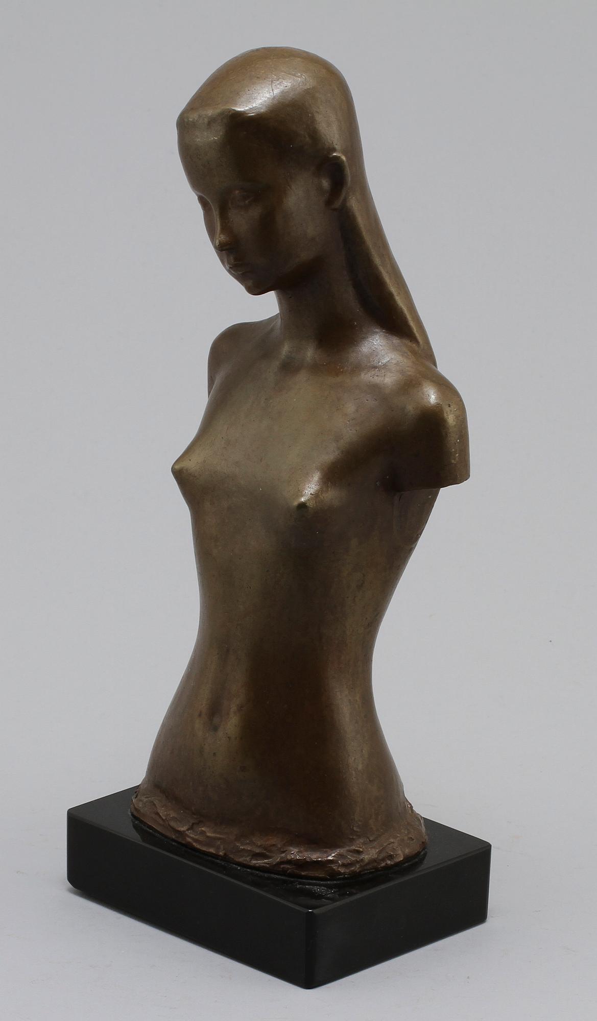 GUNNAR NILSSON, skulptur, brons, sign o numr 12/12.