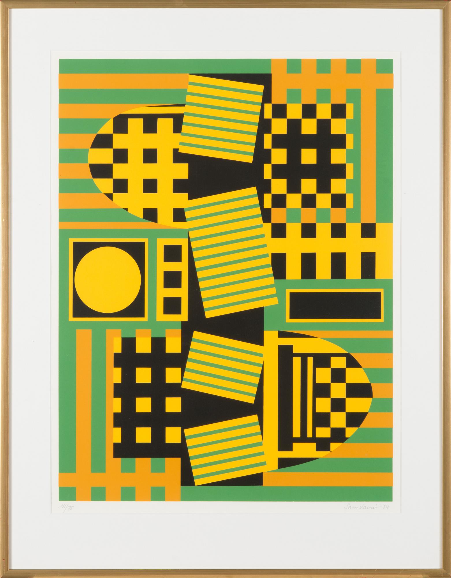 Sam Vanni, serigraph, signed and dated-84. Numbered 41/75. - Bukowskis