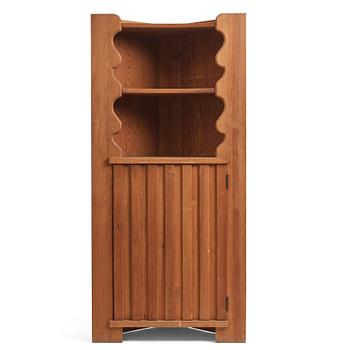 Axel Einar Hjorth, an "Utö" stained pine corner cabinet, Nordiska Kompaniet 1930s.