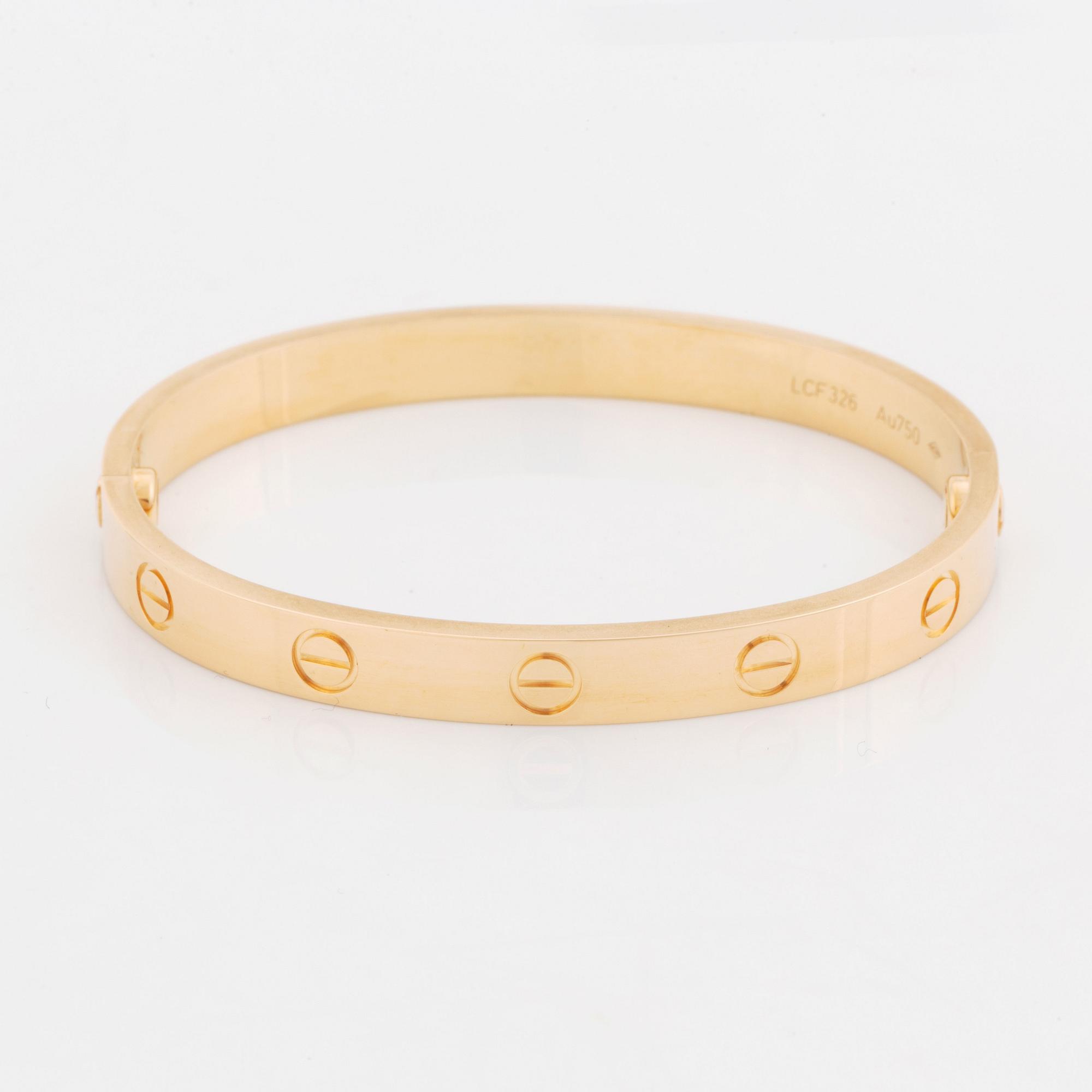 Cartier armband "Love" 18K guld.