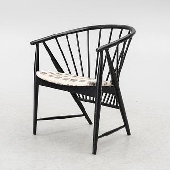 Sonna Rosén, karmstol, "Solfjädern", AB Nässjö stolfabrik, 1950/60-tal.