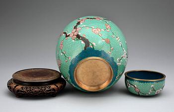 BOJAN, cloisonné, Japan, 1900-talets första hälft.