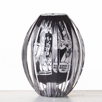 Per B. Sundberg, vas, litograal-teknik, Orrefors 2003.