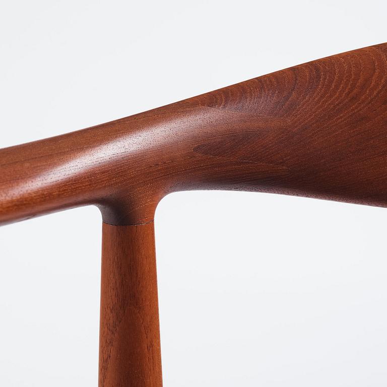 Hans J. Wegner, a teak 'The Chair/JH501, Johannes Hansen, Denmark.