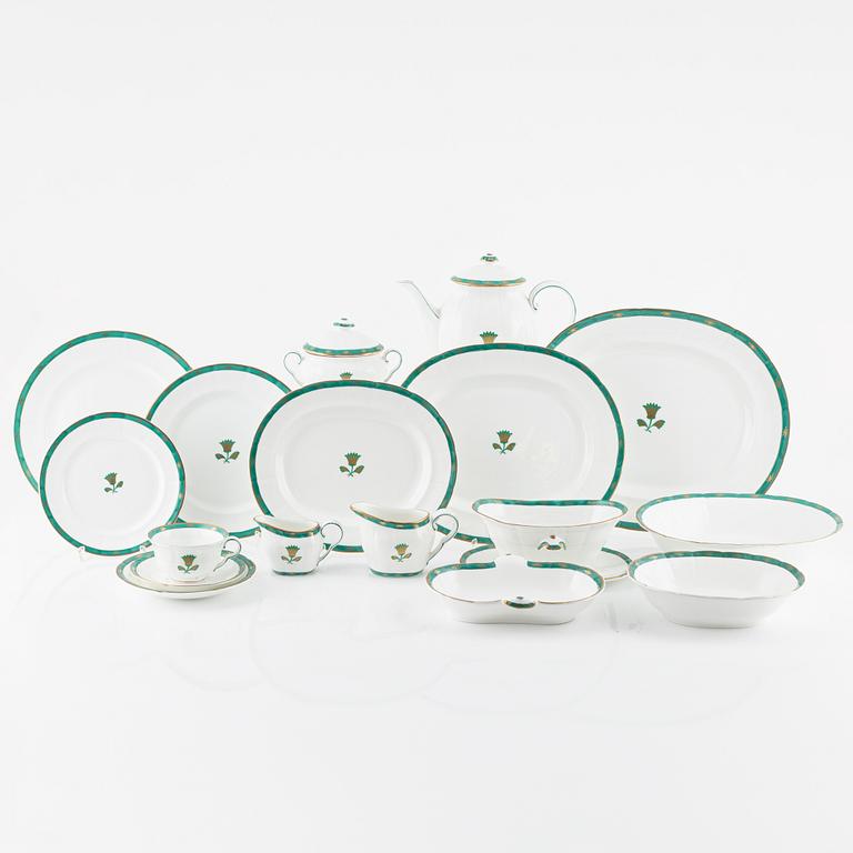 Wilhelm Kåge, mat- och kaffeservis, 73 delar, "Guldstjärna", Gustavsberg.