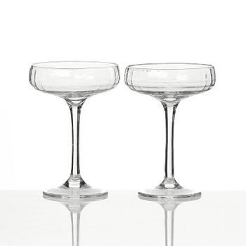 Claesson Koivisto Rune, "Wireframe", glasservis, 10 delar, prototyper, Sarasa, Japan, 2007.