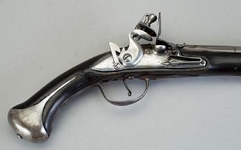 FLINTLÅSPISTOL, 1700-talets slut.