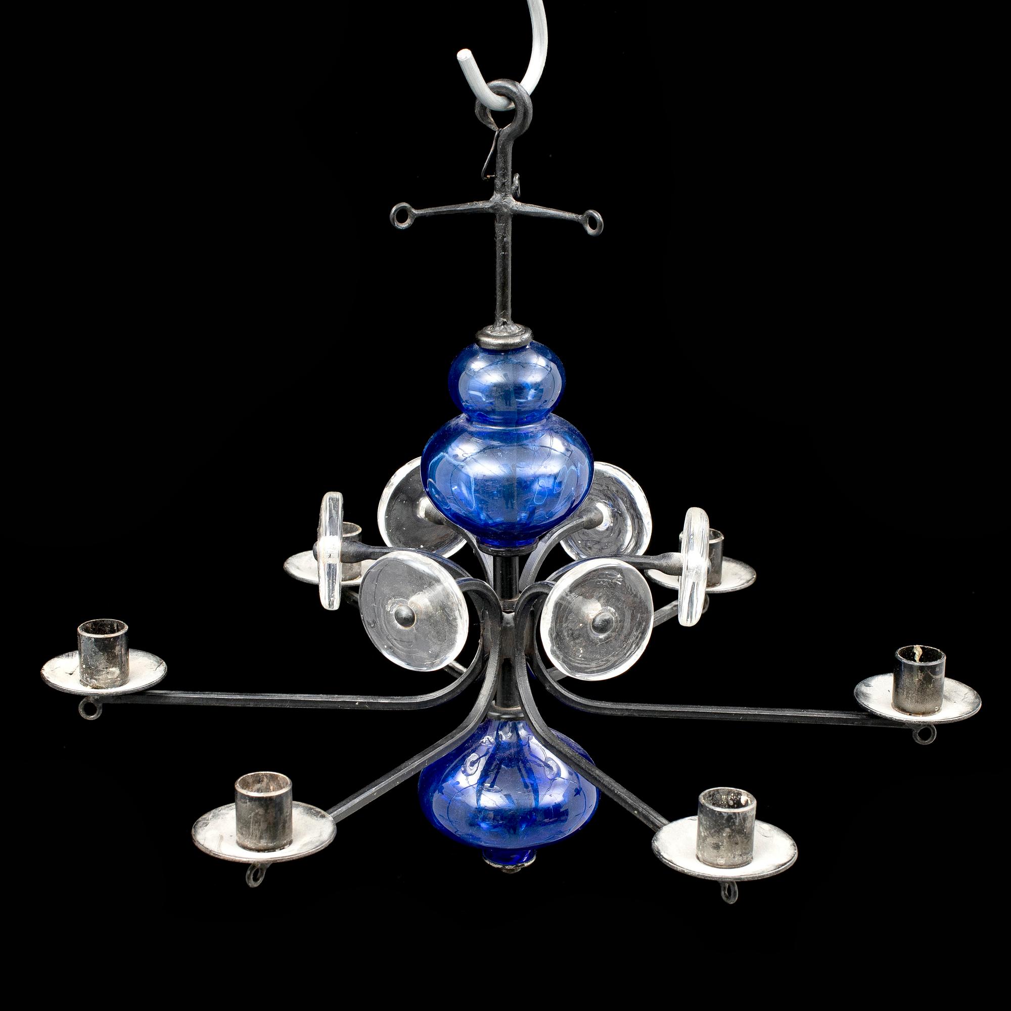 Erik Höglund, a chandelier from Boda Smide.