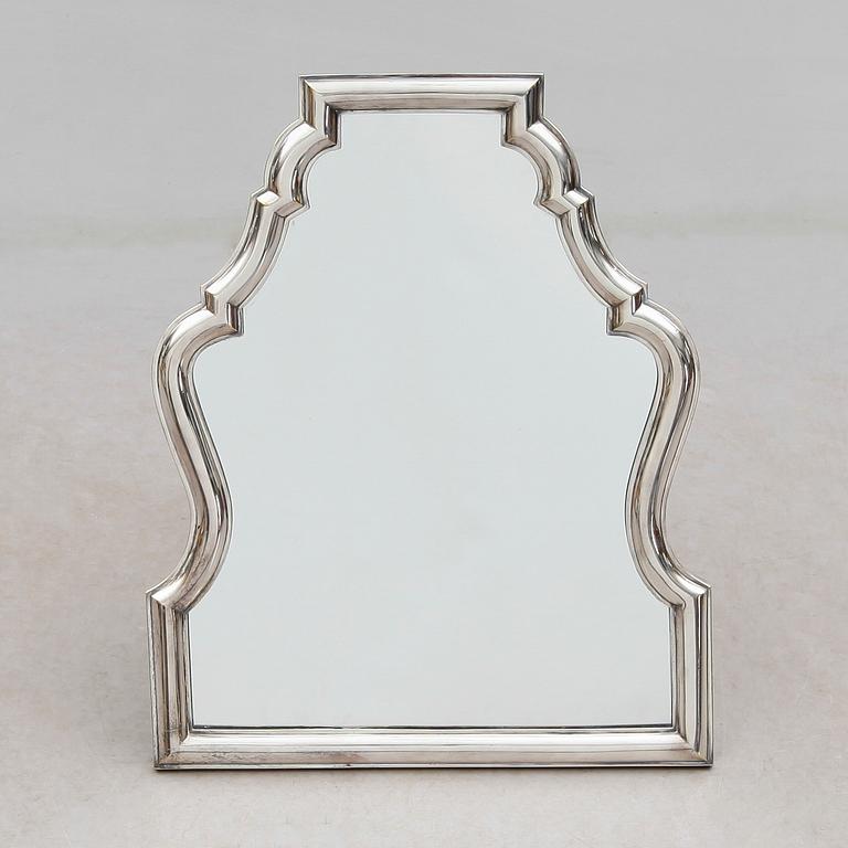 BORDSSPEGEL, nysilver, barockstil, 1900-talets första hälft.