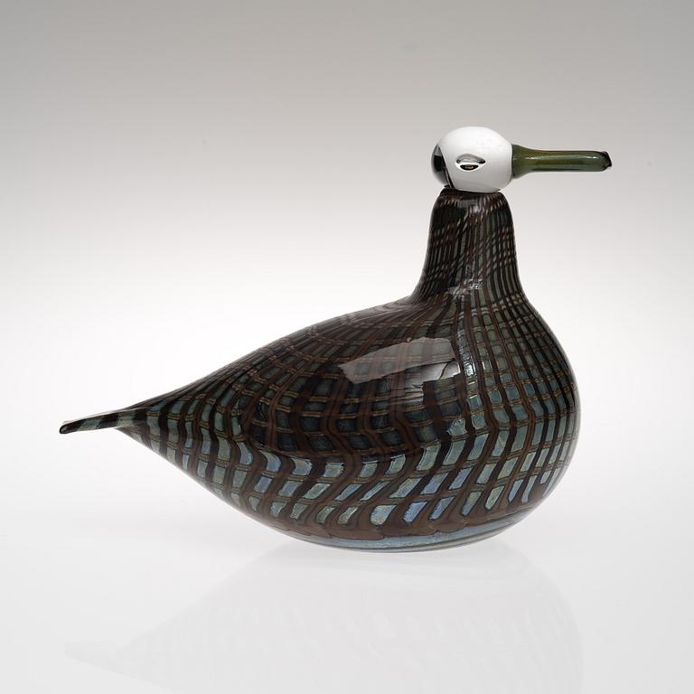 OIVA TOIKKA, FÅGEL, glas, signerad Oiva Toikka Nuutajärvi Notsjö, numrerad 946/1000.