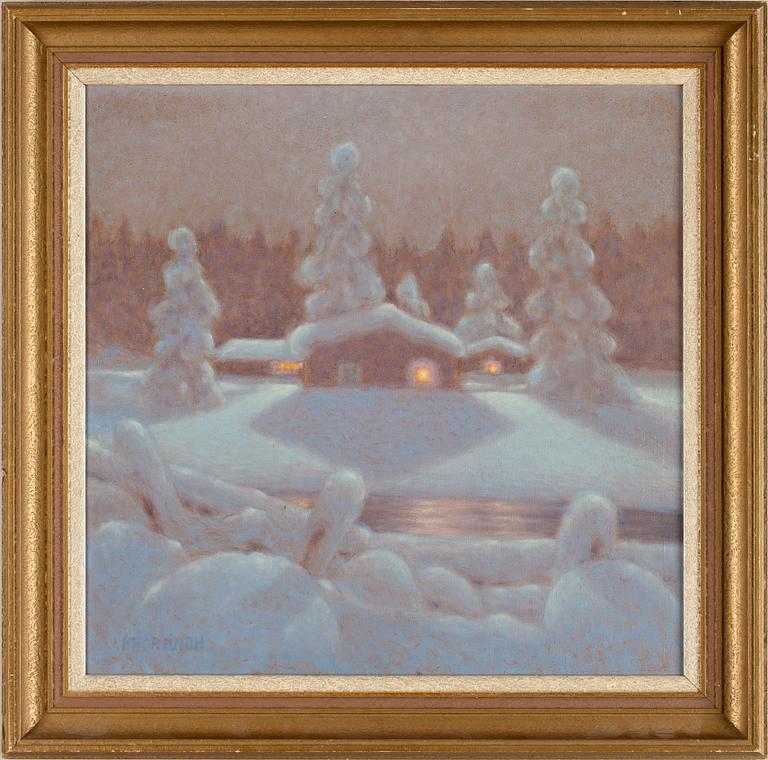 Bror Lindh, "Vinternatt" (Winter night).