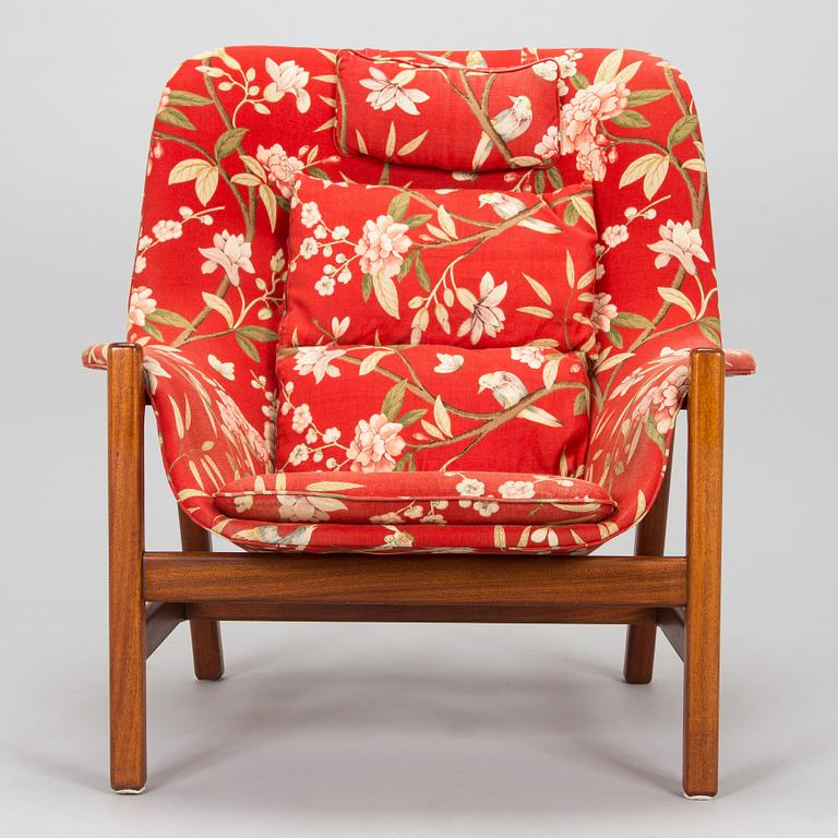 Carl Gustaf Hiort af Ornäs, fåtölj, "Caravelle", för Puunveisto Oy - Träsnideri Ab, 1960-tal.