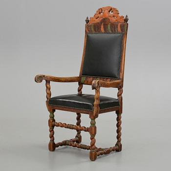 KARMSTOL, barock, 1700-tal.