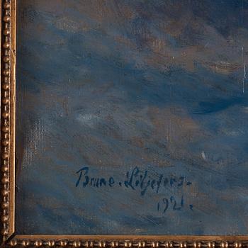 Bruno Liljefors, Flying geese.