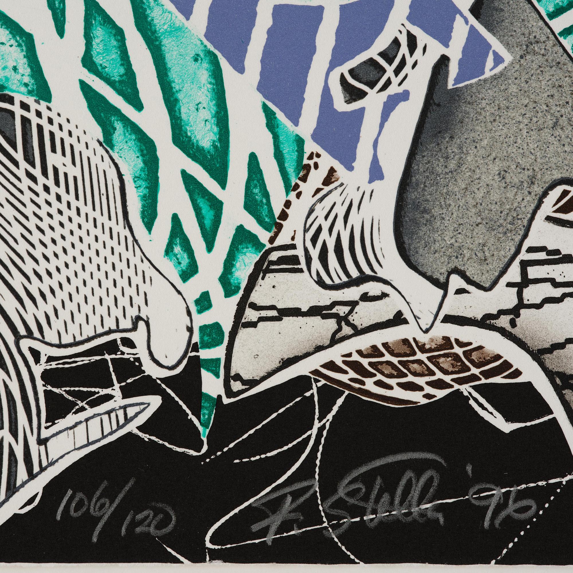 Frank Stella, Hudson River Valley Portfolio Print.