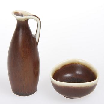 PARTI STENGODS, 4 delar, Sven Wejsfeldt, Gustavsberg samt Carl Harry Stålhane, Rörstrand.