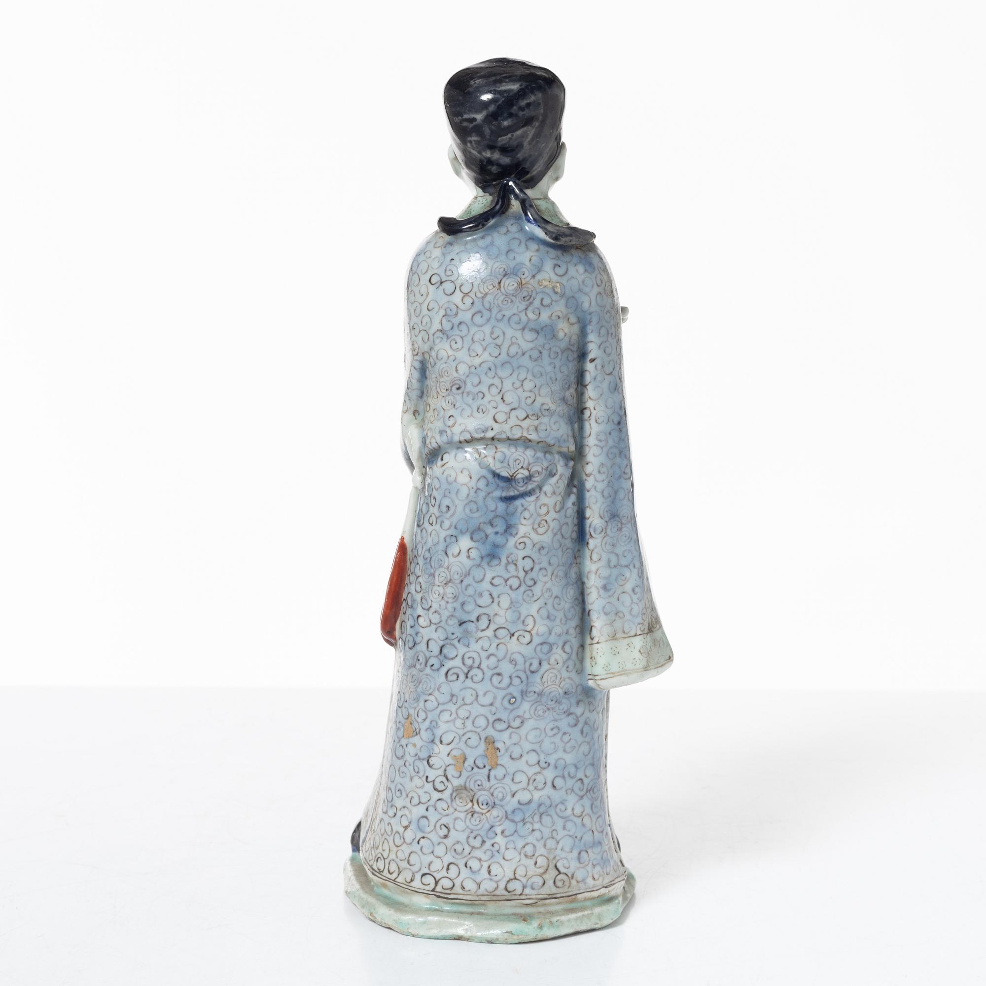 Figurin, porslin, Kina, sen Qingdynasti.