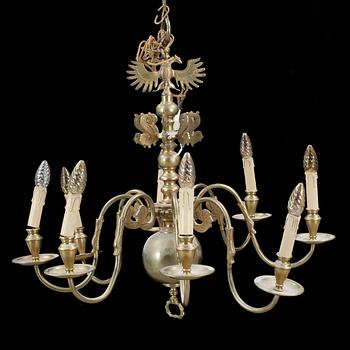 LJUSKRONA, barockstil, 1900-talets andra hälft. Höjd 70cm.