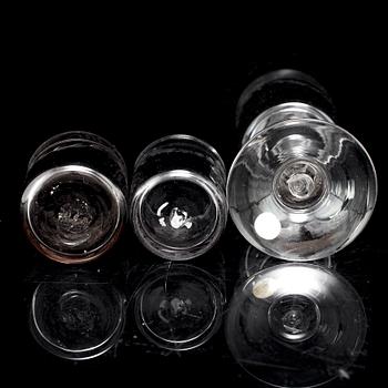 GLAS, 14 st, "Antik", Reijmyre Glasbruk.