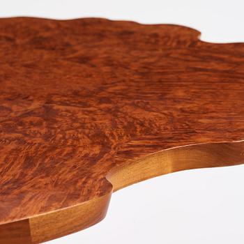 Josef Frank, a burled wood veneered top table, Svenskt Tenn, Sweden 1950s, model 1057.