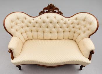 SOFFA, rokokostil, 1800-talets andra hälft.
