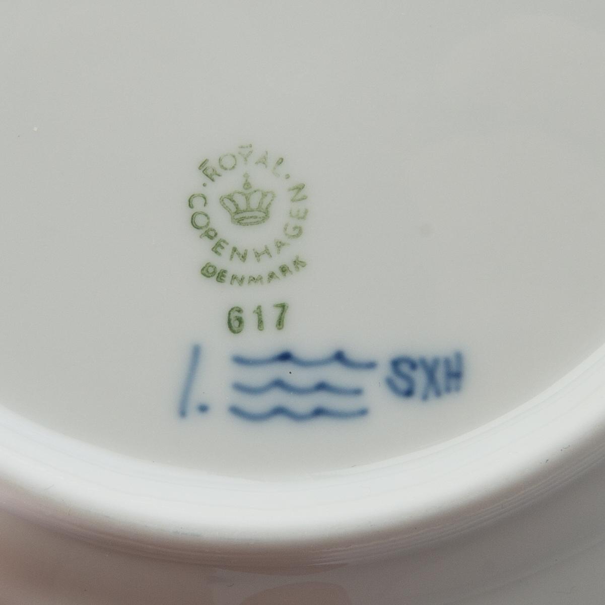 Service, 16 pcs "Princess", Royal Copenhagen, Denmark, late 20th century.