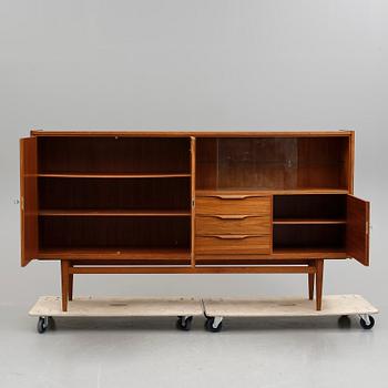 SIDEBOARD/VITRIN, möjligen Danmark, 1960-tal.