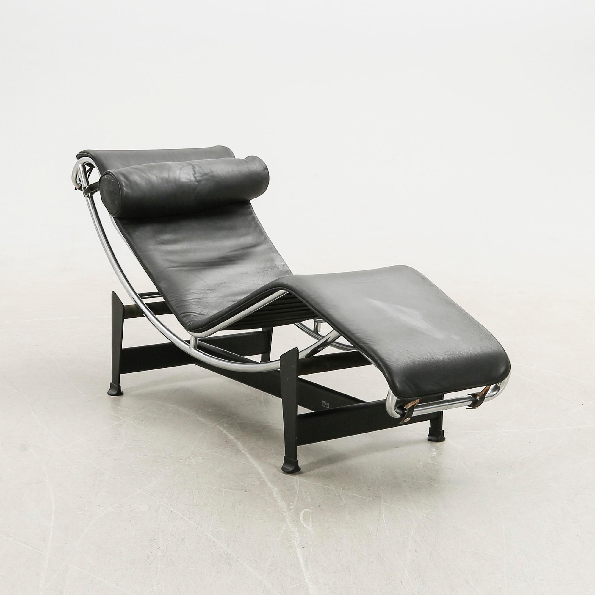 Charlotte Perriand, & Le Corbusier, lounge chair, "LC4", Cassina, Italy.