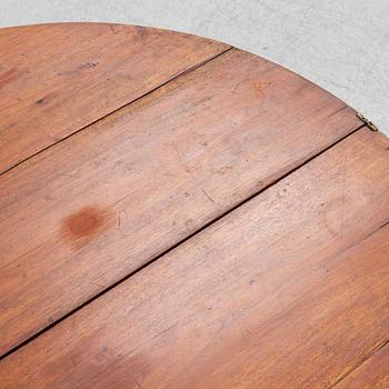 A Gustavian style card table, 19th century.