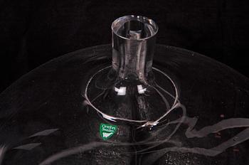 VAS, glas, "Äpplet", Ingeborg Lundin, Orrefors. Osign.