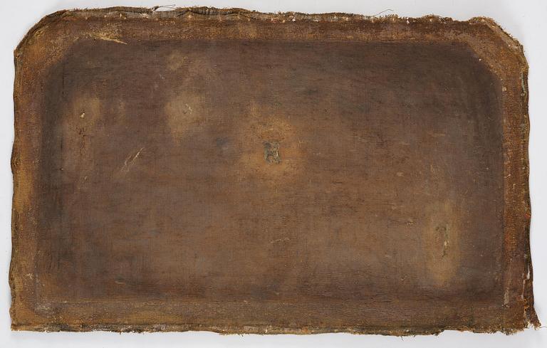 Lars Bolander, attributed to, Pastoral with shepherd and shepherdess, a pair, door overpanels.